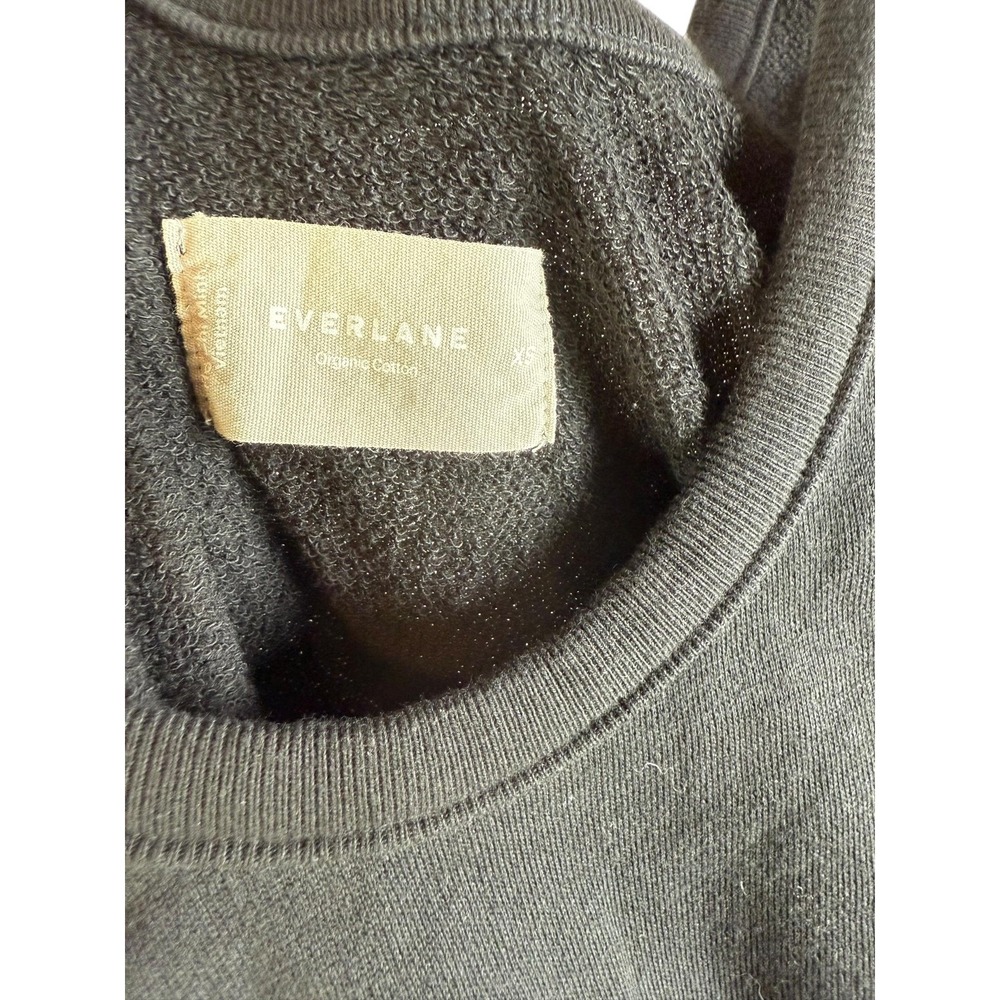 Everlane Jumpsuit Womens XS Black Organic Cotton Sleeveless Jogger Scoop Neck - Picture 3 of 8
